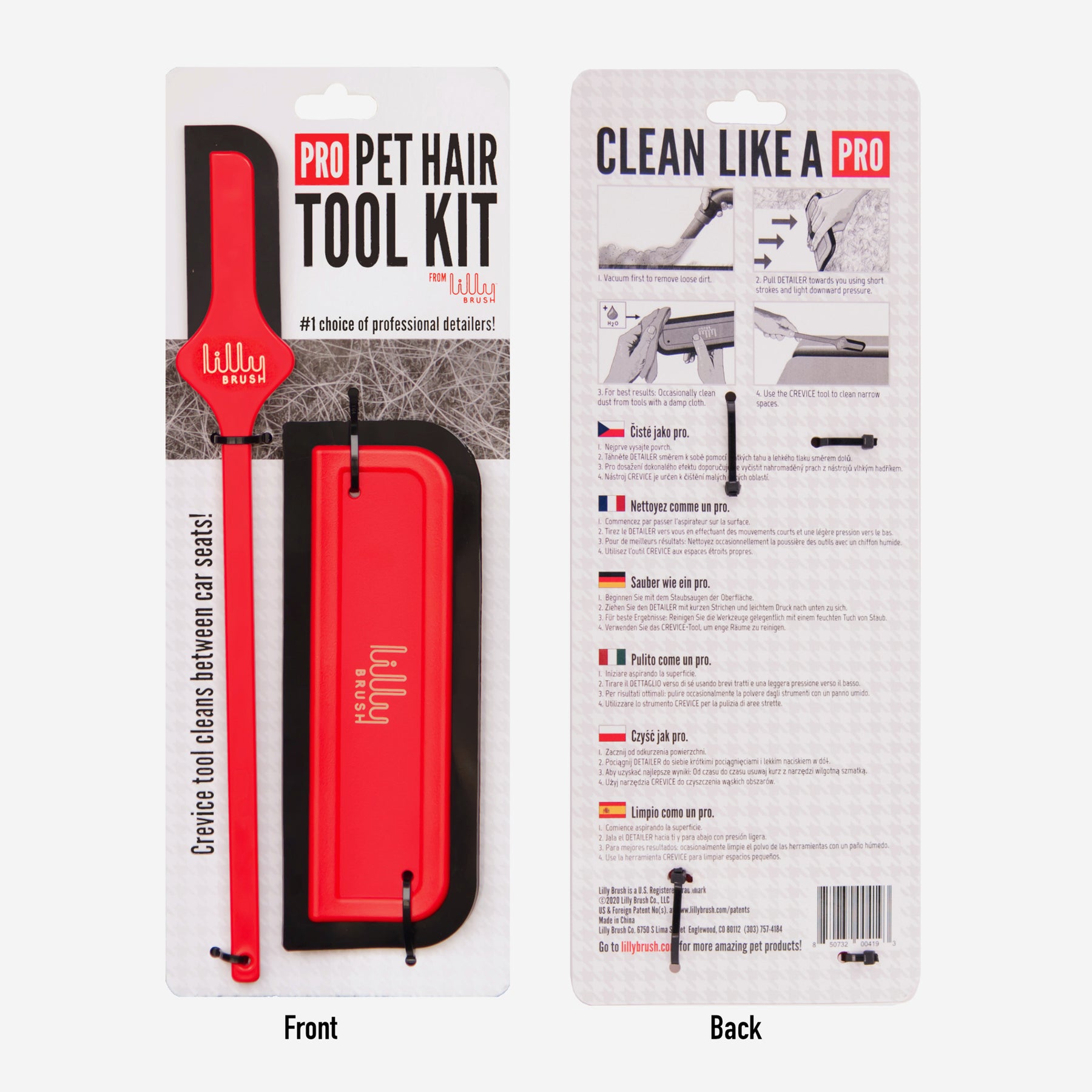 Pro Pet Hair Tool Kit