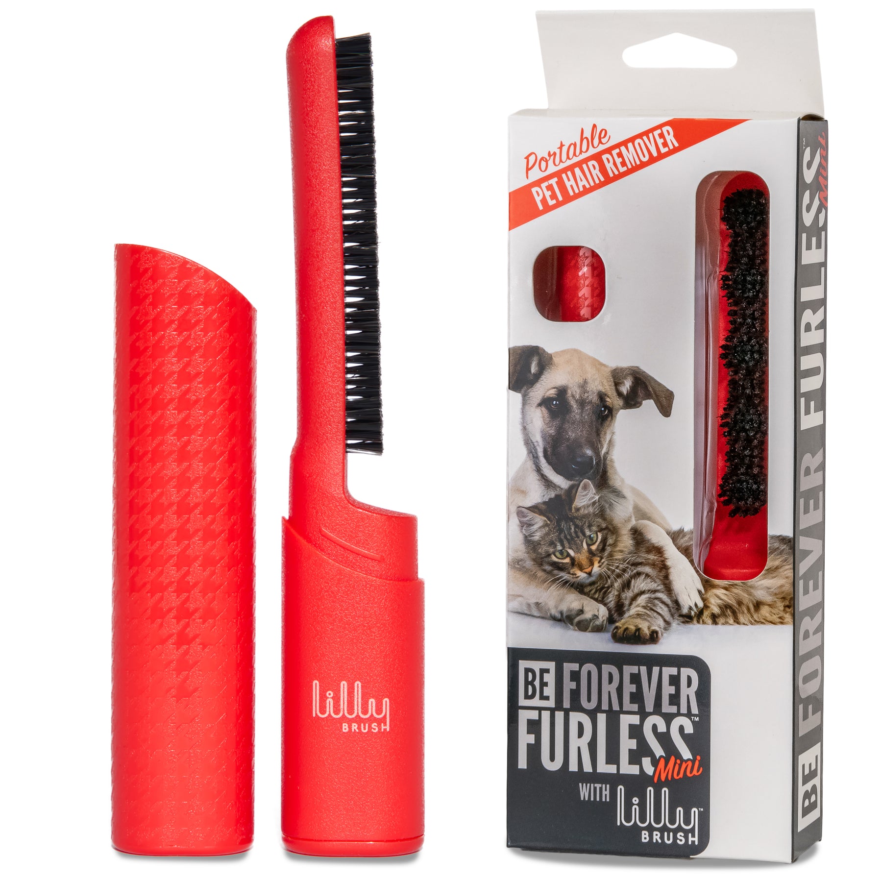 Lilly Brush Be Forever Furless Mini Red